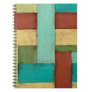 Contempoary Coastal Multicolored Painting Notitieboek