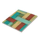 Contempoary Coastal Multicolored Painting Tegeltje (Zijkant)
