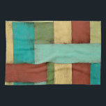 Contempoary Coastal Multicolored Painting Theedoek<br><div class="desc">Aqua, green, red and yellow meet in an explosion of color reminiscent of a pattern on a beach deck. Hanging this contemporary coastal painting on your wall may entice you to take that vacation you ve been putting off! Makes a great gift for anyone in need of a beach getaway....</div>