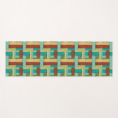 Contempoary Coastal Multicolored Painting Yogamat (Voorkant (horizontaal))