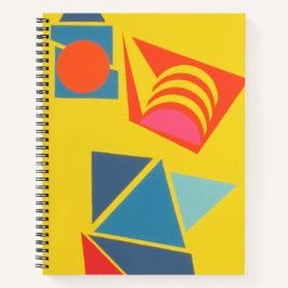 Contemporary Abstract Bits ’n Pieces Notebook Notitieboek