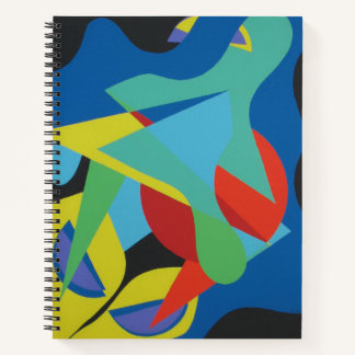 Contemporary Abstract Froggish Notebook Notitieboek