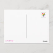 Contemporary Affection: Dual Portrait in Modern Li Briefkaart (Achterkant)