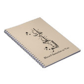 Contemporary Arabic Calligraphy Ramadan Greeting – Notitieboek (Rechterzijde)