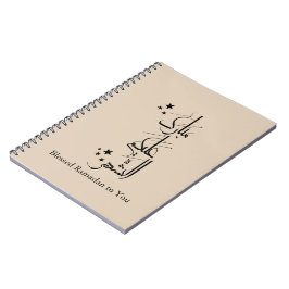 Contemporary Arabic Calligraphy Ramadan Greeting – Notitieboek