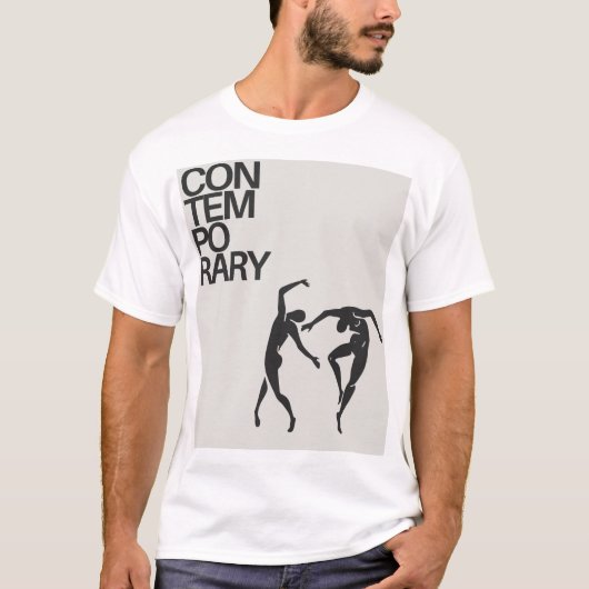 Contemporary Art Graphic Men's T-Shirt - Modern Mi (Voorkant)