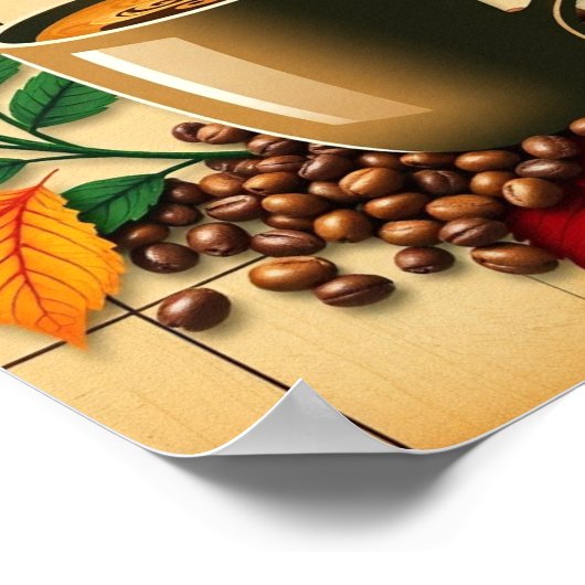 Contemporary Café Wall Poster (Hoek)