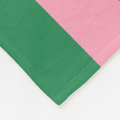 Contemporary Christmas Stripes  Fleece Deken (Hoek)