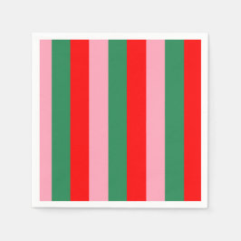 Contemporary Christmas Stripes  Servet