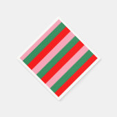Contemporary Christmas Stripes  Servet (Hoek)