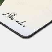 Contemporary Floral Optional Custom Name Bureaumat (Hoek)