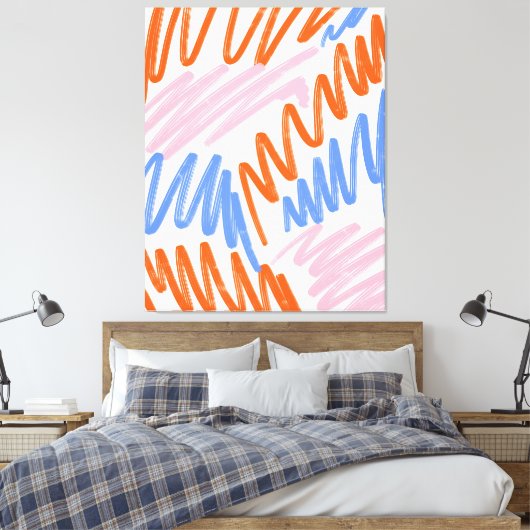 Contemporary Gallery Art  Canvas Afdruk (Insitu (Slaapkamer))