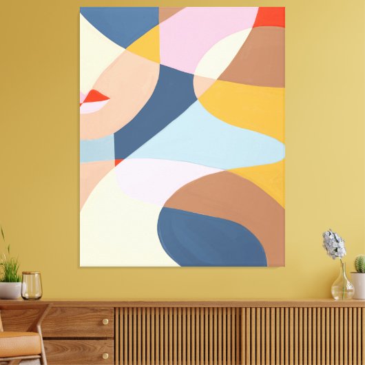 Contemporary Gallery Art  Canvas Afdruk (Insitu (Woonkamer))