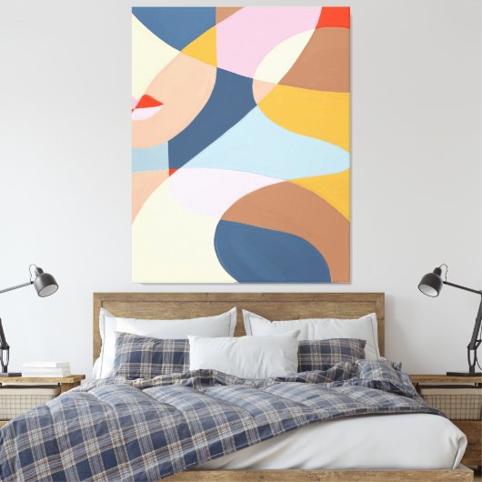 Contemporary Gallery Art Canvas Afdruk (Insitu (Slaapkamer))