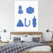 Contemporary Gallery Art  Canvas Afdruk (Insitu (Slaapkamer))