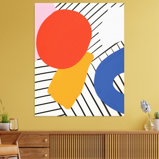 Contemporary Gallery Art Canvas Afdruk (Insitu (Woonkamer))