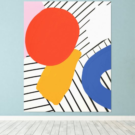 Contemporary Gallery Art Canvas Afdruk (Insitu (Houten vloer))