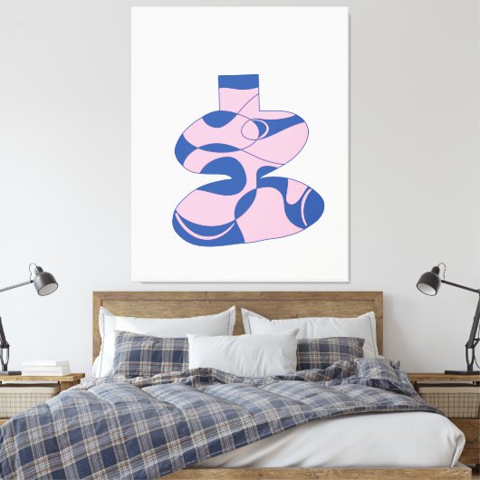 Contemporary Gallery Art  Canvas Afdruk (Insitu (Slaapkamer))