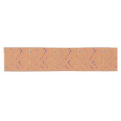 Contemporary Geometric Zig Zag  Korte Tafelloper (Horizontaal)