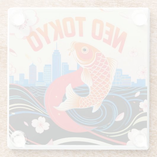 Contemporary Japanese Style–Modern Elegance forYou Glazen Onderzetter (Achterkant)