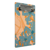 Contemporary Leaf Design in Peach Mini Klembord (Schuin)