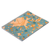 Contemporary Leaf Design Peach Notitieboek (Linkerzijde)