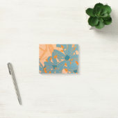 Contemporary Leaf Design Peach Post-it® Notes (Kantoor)
