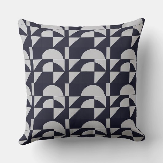 Contemporary Living: Seamless Geometric Pattern Co Kussen (Achterkant)