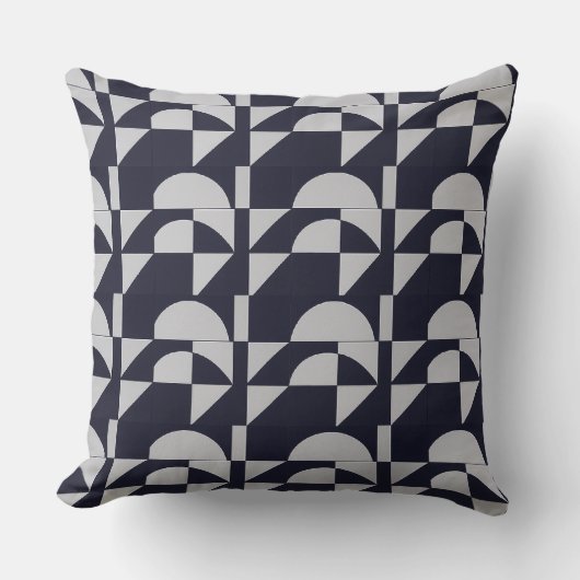 Contemporary Living: Seamless Geometric Pattern Co Kussen (Voorkant)