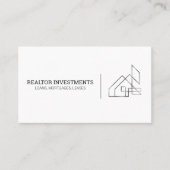 Contemporary Logoontwerp Zakelijke Kaart voor Vast Visitekaartje (Voorkant)