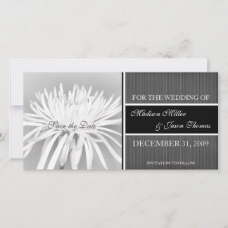Contemporary Save the Date-aankondiging Date