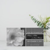 Contemporary Save the Date-aankondiging Date (Staand voorkant)