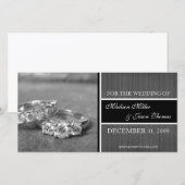 Contemporary Save the Date-aankondiging Date (Voorkant / Achterkant)