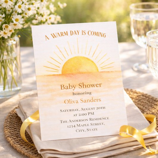 Contemporary Sunrise Aesthetic Kaart