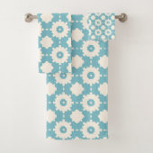 Contemporary Towel Sets, Print Towels Bad Handdoek (Insitu)