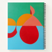 Contemporary Treble Clef Notebook Notitieboek (Achterkant)