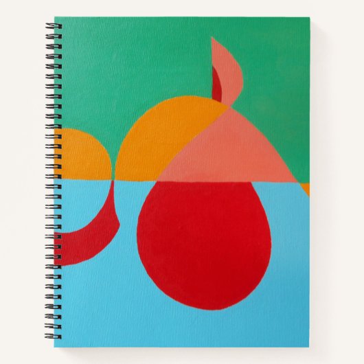 Contemporary Treble Clef Notebook Notitieboek (Voorkant)