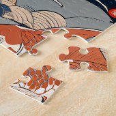 Contemporary ukiyoe, goldfish legpuzzel (Zijkant)