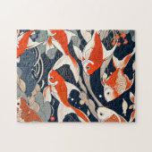 Contemporary ukiyoe, goldfish legpuzzel (Horizontaal)