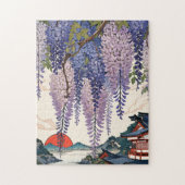 Contemporary ukiyoe, Wisteria japonica Legpuzzel (Verticaal)