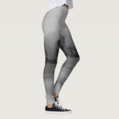 contemportaal abstract arty design zwart-wit leggings (Rechts)