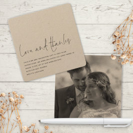 Contemprary Love Bedankt Foto Weddenschap