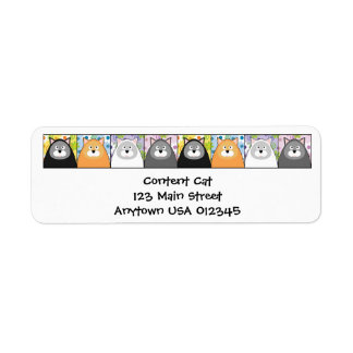 Content CAT-adreslabel Etiket