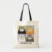 Content Cat Bag Tote Bag (Voorkant)