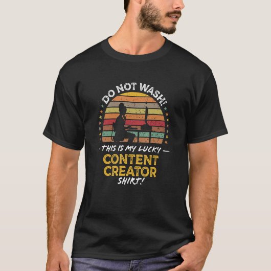 Content Creator Blogger Podcast Quote Grap T-shirt (Voorkant)