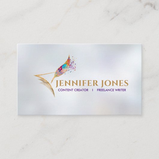Content Creator - Copywriter - Freelance Writer Visitekaartje (Voorkant)
