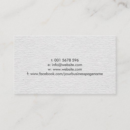 Content Creator - Copywriter - Freelance Writer Visitekaartje (Achterkant)