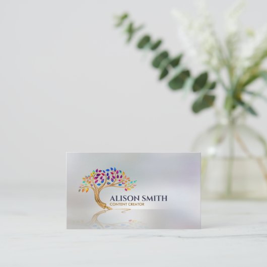 Content Creator - Copywriter - Freelance Writer Visitekaartje (Staand voorkant)