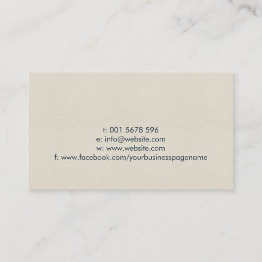 Content Creator - Copywriter - Freelance Writer Visitekaartje (Achterkant)