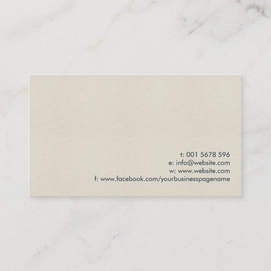 Content Creator - Copywriter - Freelance Writer Visitekaartje (Achterkant)